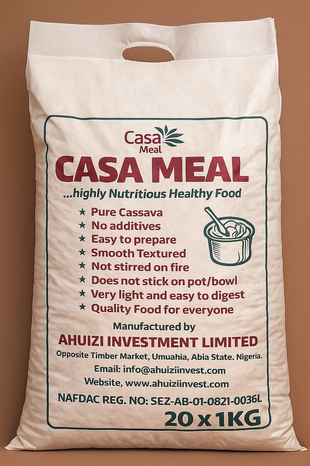 Casa Meal 20kg bulk pack