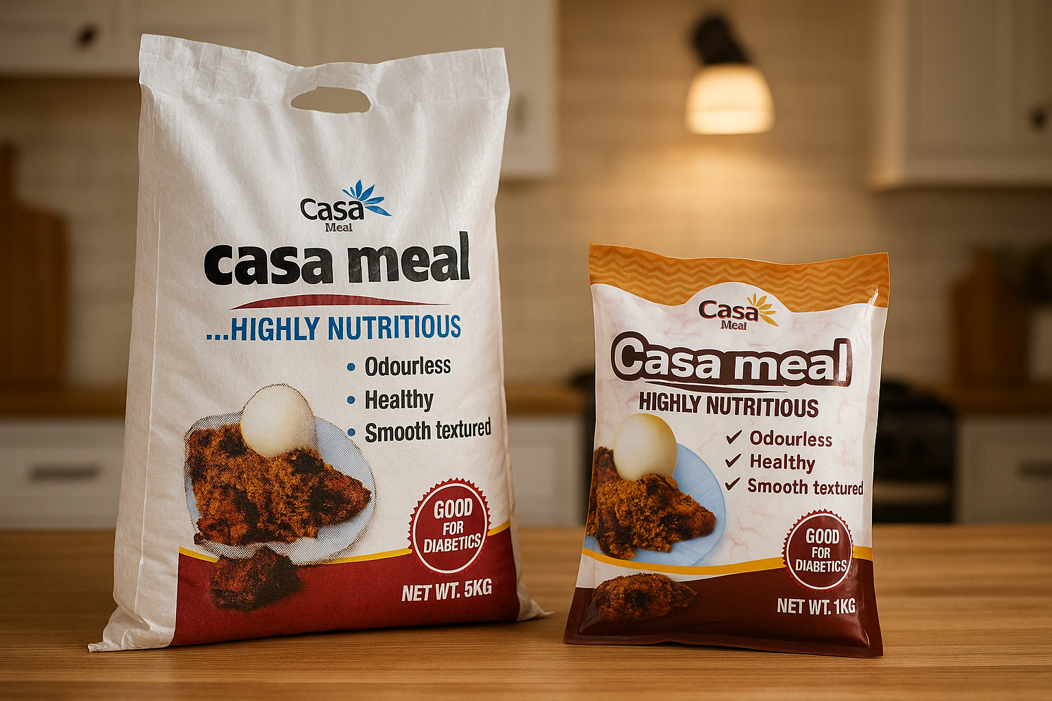 Casa Meal 5kg and 1kg packs